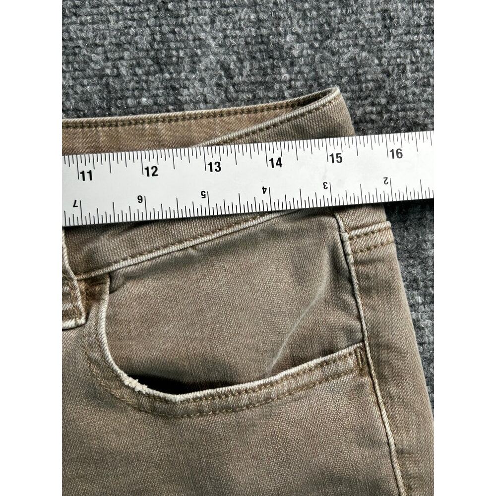 American Eagle Jegging Crop Gray Distressed Jeans Women's Size 10 - Picture 7 of 9